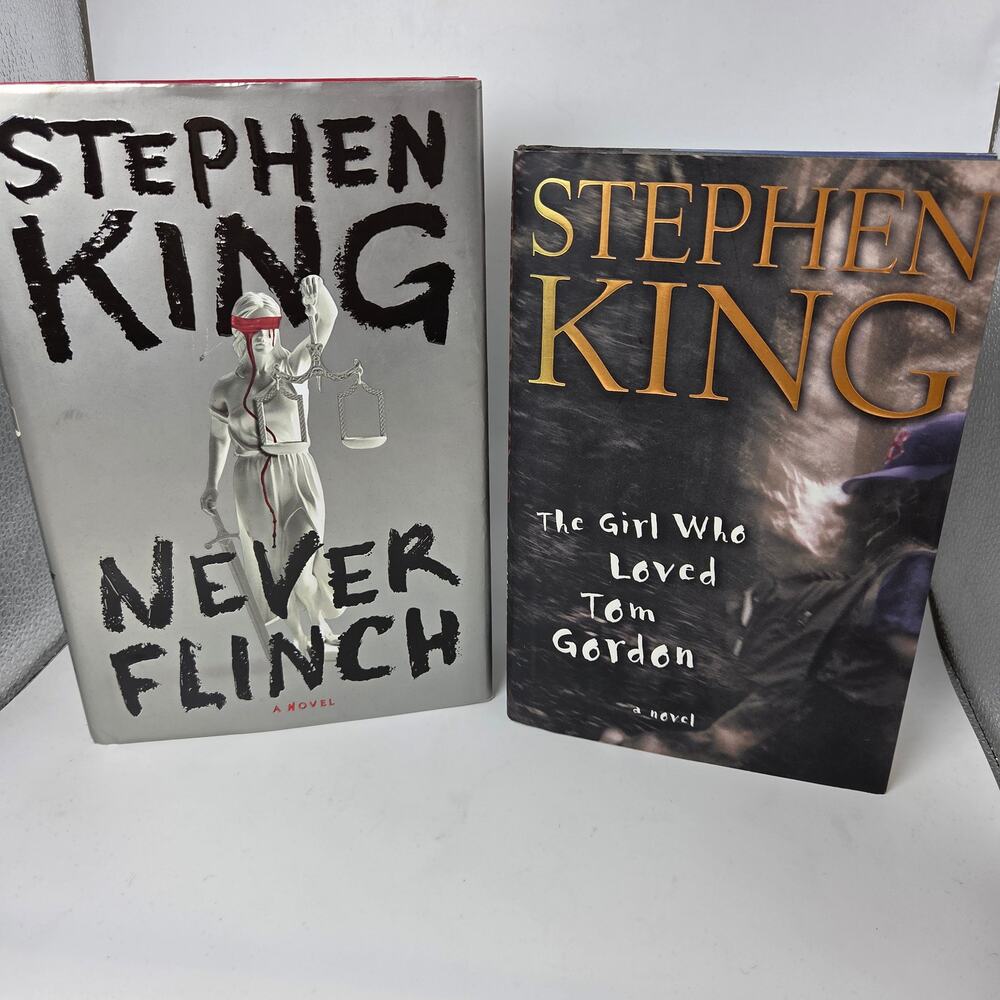 Stephen King Never Flinch 1st Ed 2025 & Girl Who Loved Tom Gordon HC Lot 2